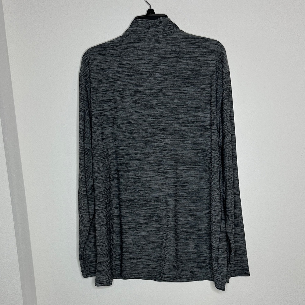 Gray Quarter-Zip Pullover - image 3